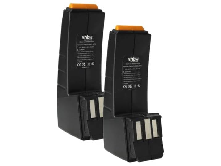 vhbw 2x batterie remplacement pour Festool 487512\, 488844\, 486831\, 488438 pour 487701\, 489726\, 489073\, 489728 pour outil électrique (3300 mAh\, NiMH\, 12 V)