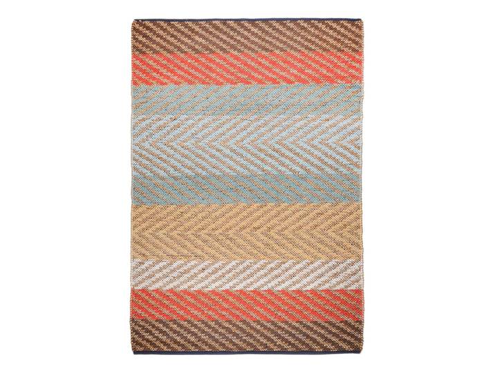 Teppich Smooth Comfort Stripe Multicolor 140 x 200 cm Naturfaser