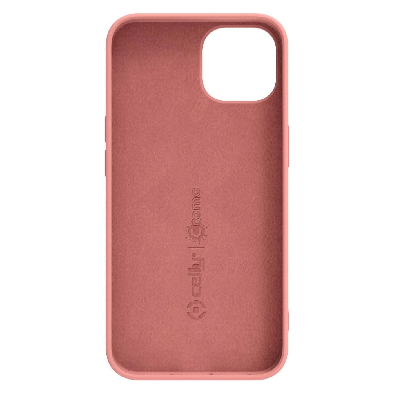 Celly Chrome Handytasche 15,5 cm (6,1') Hülle Rosa (Apple iPhone 14) (CROMO1024BP)