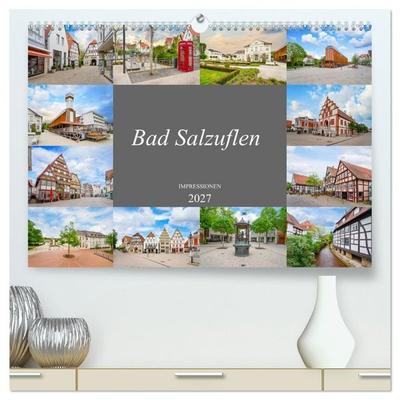 Bad Salzuflen Impressionen (hochwertiger Premium Wandkalender 2027 DIN A2 quer), Kunstdruck in Hochglanz