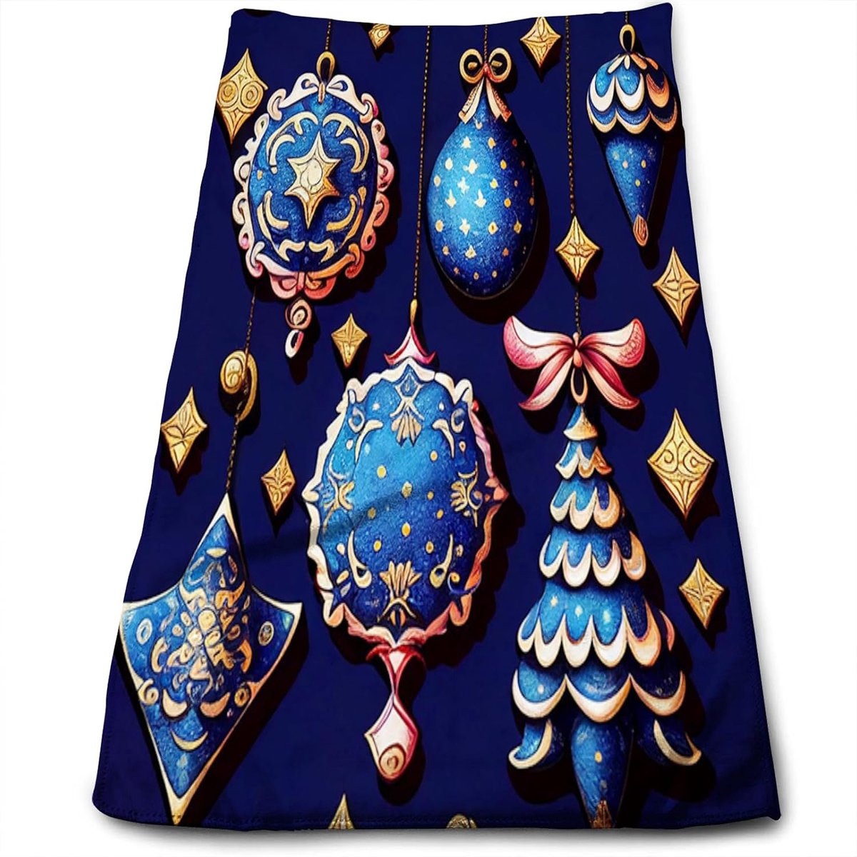 Decoratieve Kerst Design Handdoek voor Gezicht of Badkamer - 40 x 70 cm