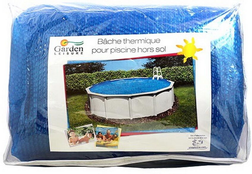 Couverture d'été à bulles Garden Leisure piscine hors-sol 9.14X4.57 m