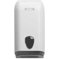 Katrin, Papierhandtuchspender, 92582 Toilettenpapierspender, gefaltet, Weiss