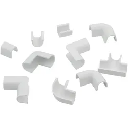 Cablefix Inofix Verbindungen Eck-und T-Stücke für 2200 Kanal 8x7 mm weiss 3210-2