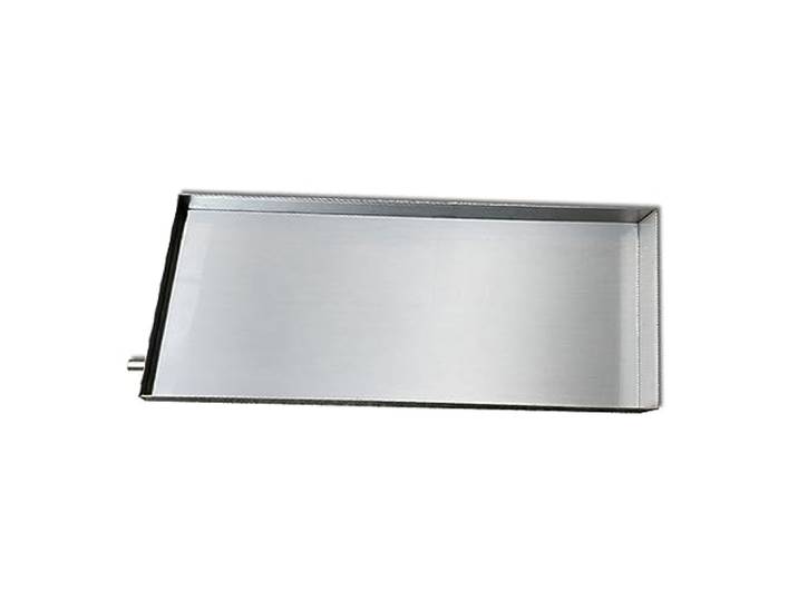 WRJAHCG Edelstahl-Wasserauffang- und Ablaufwanne AC-Auffangwanne,Rechteckiges Tablett aus Edelstahl,Tropfschale mit Abfluss zum Sammeln und Ablassen von Wasser,108x48CM/42''x18''