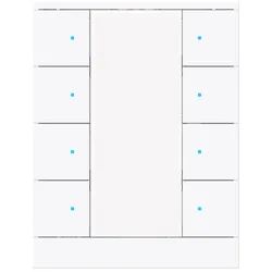 Busch-Jaeger SB-F-8.0.12-84 Busch-Tenton® Raumtemperaturregler 8-fach für Busch-free@home®, weiß 2CKA006220A1059 SBF801284