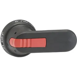 ABB OHB95J12E011 Pistolengriff schwarz 95 mm Wellen-ø 12 mm IP65 Beschriftung I-0-II 1SCA022621R0760