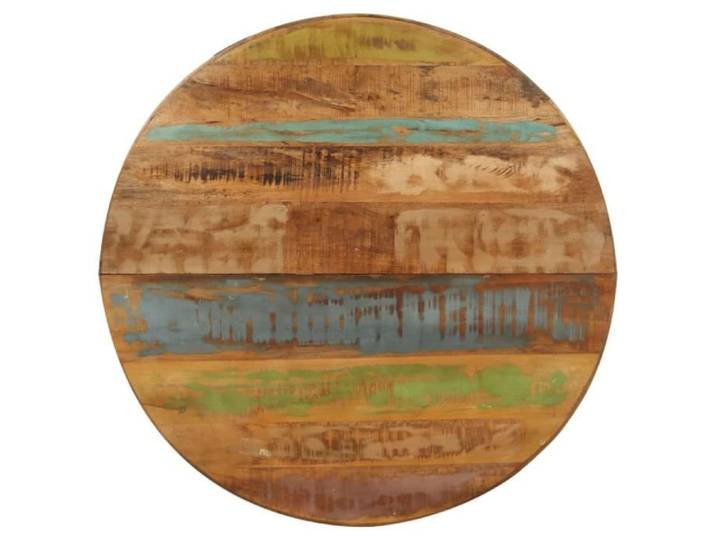 (321682) Table à dîner ronde 100x100x75 cm Bois de récupération massif SWT