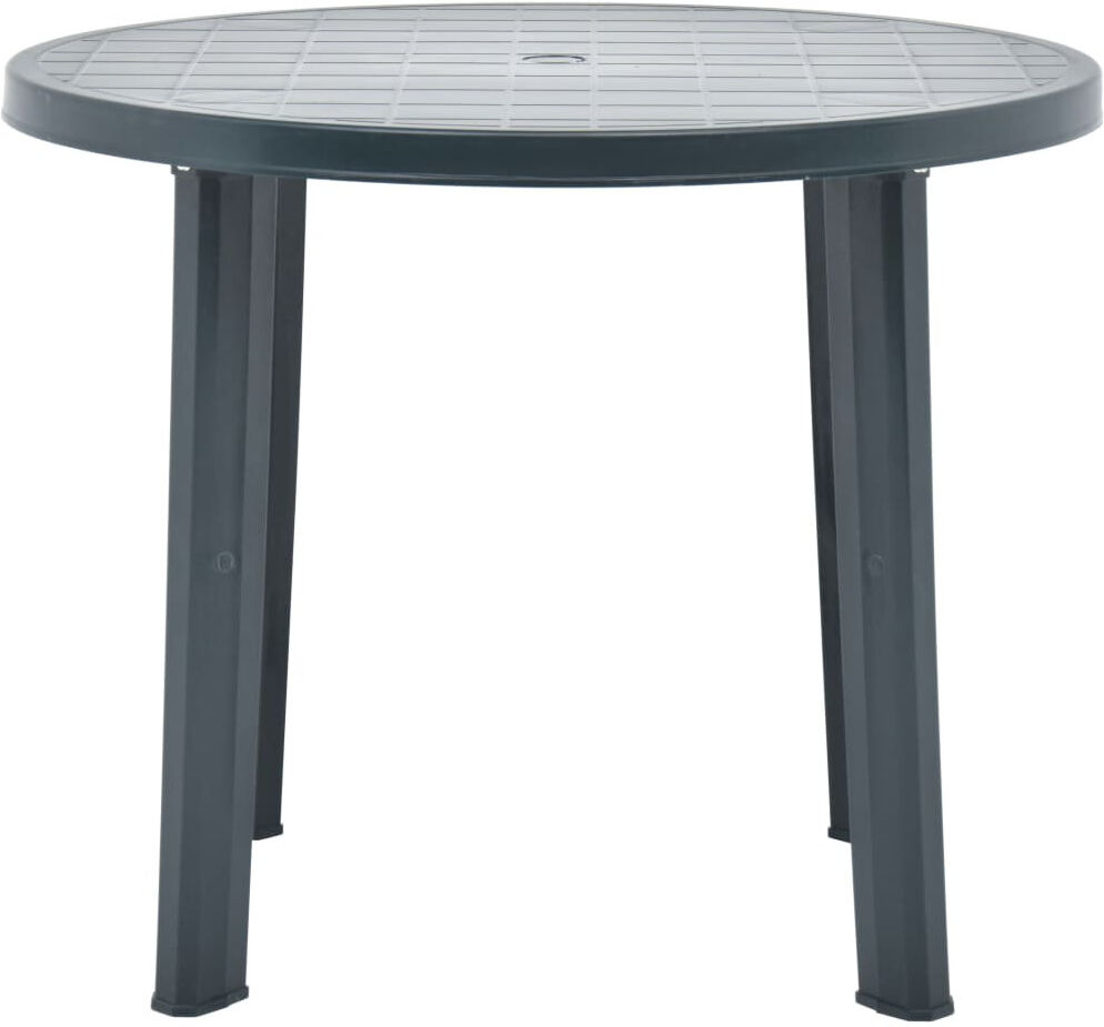 Dakota Fields Vo Round Outdoor Bistro Table - 89 cm W 89 cm D Green