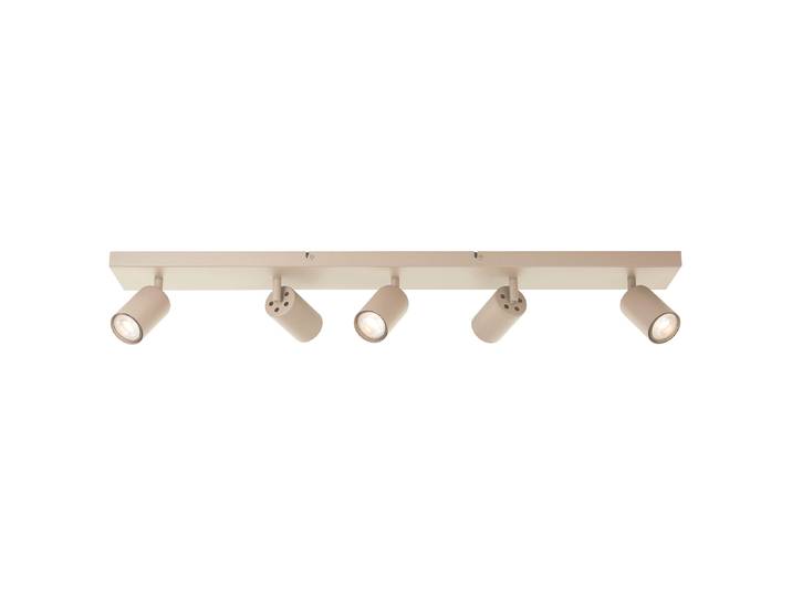Plafonnier LED Jello 91 x 13 x 12cm Beige 5 Matériau : Métal Surface en métal : Laqué Type de métal : Fer LED GU10