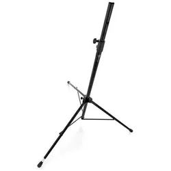 K&M 21420 (1 Stk., Ständer, Höhenverstellbar), Lautsprecher Ständer + Wandmontage, Schwarz