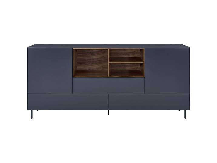 Sideboard Milo Dunkelblau, Natur Holzwerkstoff B 180 H 85 cm