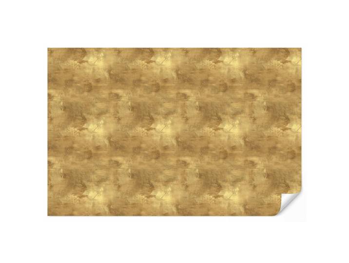 OnlyWow Tapete - Industriell - Textur - Gold - 400x260 cm, Goldfarben, Papier, Rechteckig, 400x260 cm, Tapeten & Wandverkleidungen, Vliestapeten