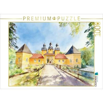 CALVENDO Puzzle Schloss Holte in Schloss Holte-Stuckenbrock | 1000 Teile Lege-Größe 64x48cm Foto-Puzzle für glückliche Stunden