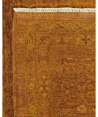 Overton "Vibrance, One-of-a-Kind Hand-Knotted Area Rug - Gold, 8' 4"" x 9' 7"" - 8' 4"" x 9' 7"""