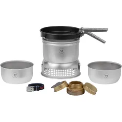 Trangia Trangiakök 27-23 UL / D Campingkochset 3- teilig mit Spiritusbrenner Set 8 grau