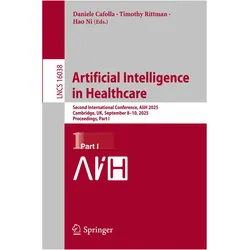 Artificial Intelligence in Healthcare, Fachbücher von Hao Ni, Daniele Cafolla, Timothy Rittman