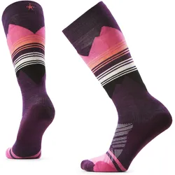 Smartwool, Damen, Sportsocken, Women's Ski Targeted Cushion Print OTC (38 - 41), Violett, Mehrfarbig