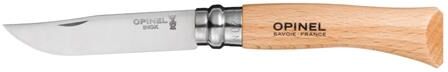 Opinel No7 Stainless Steel 8,0 cm - Bøg