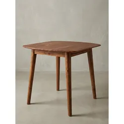 Esszimmertisch – Massivholz Braun 80x78x80 cm Rustikal Modern