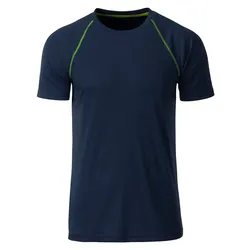 Funktions-Tshirt "JN496" - S - navy/bright-yellow