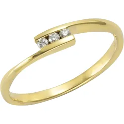 Orolino Ring Gold 585 mit 3x Brillant zus. 0,06ct.