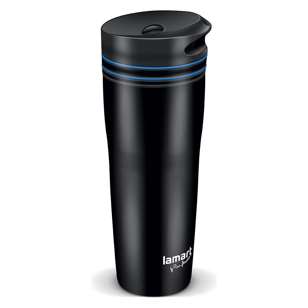 Lamart Bottle Thermal cup 360ml black (0.36 l) (LT 4050)