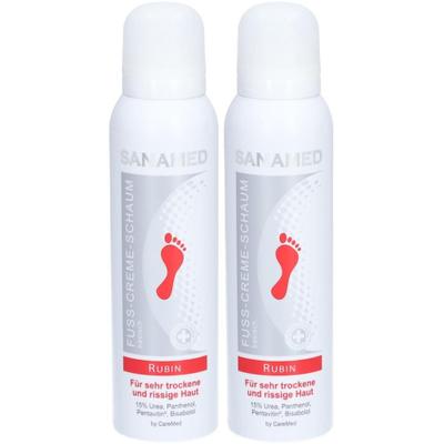 Rubin Sanamed Fußcremeschaum 2x 2x150 ml Dosieraerosol