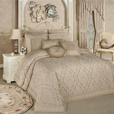 Touch of Class Grandview Grande Bedspread Champagne, King, Champagne