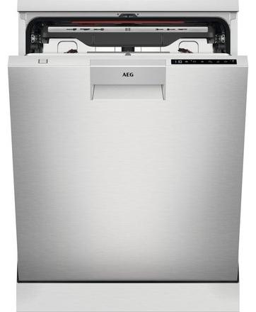 AEG FFB73716PM, Freistehend, Standardgröße (60 cm), Edelstahl, LCD, 1,6 m, 1,8 m