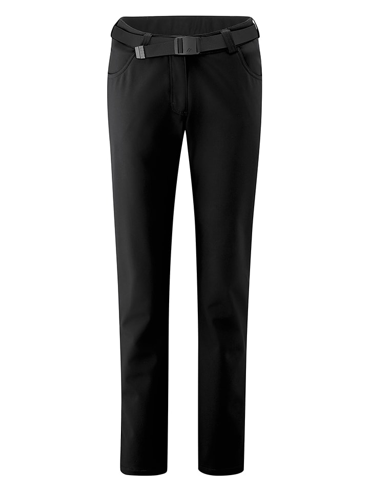 Maier Sports Softshellhose "Perlit" in Schwarz - 38