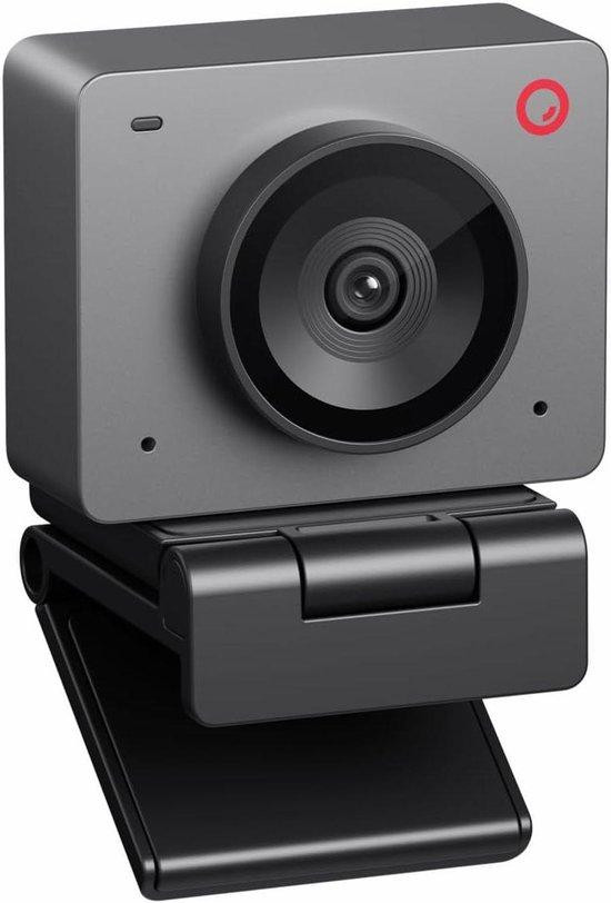 Obsbot Webcam Conferentiecamera met AI Gezichtsherkenning en 1080p 100fps - Grijs