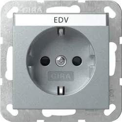 Gira Steckdose BSF Aluminium 446226