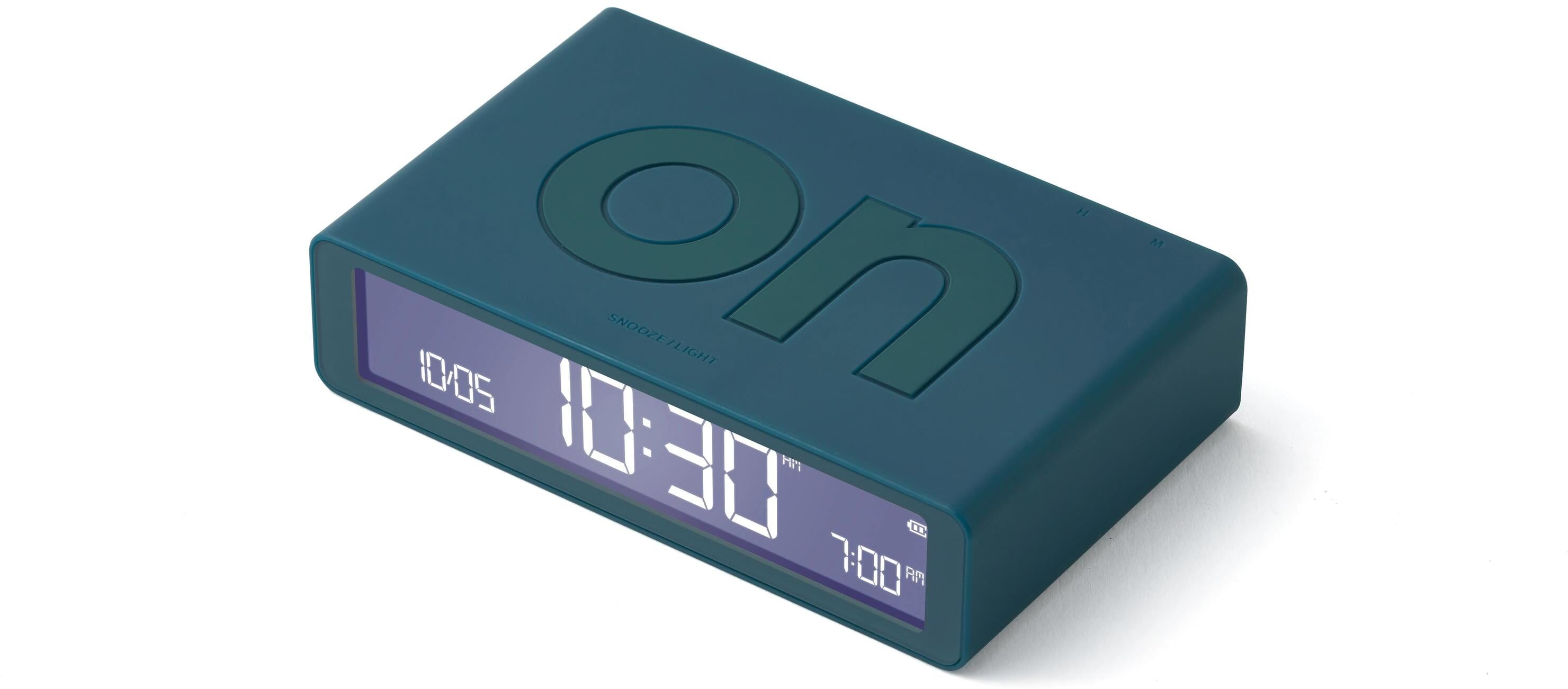 Wecker LEXON "Flip Classic", blau, Wecker, Wecker blau Einheitsgröße