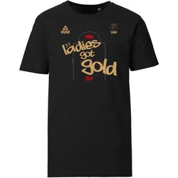 PEAK DBB Deutschland 3x3 Girls Got Gold T-Shirt Damen 25060 - schwarz 3XL