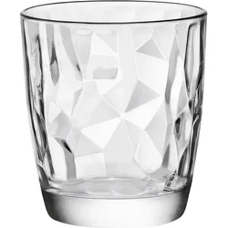 Bormioli Rocco Whiskybecher 'Diamond', Cocktailgläser, Transparent