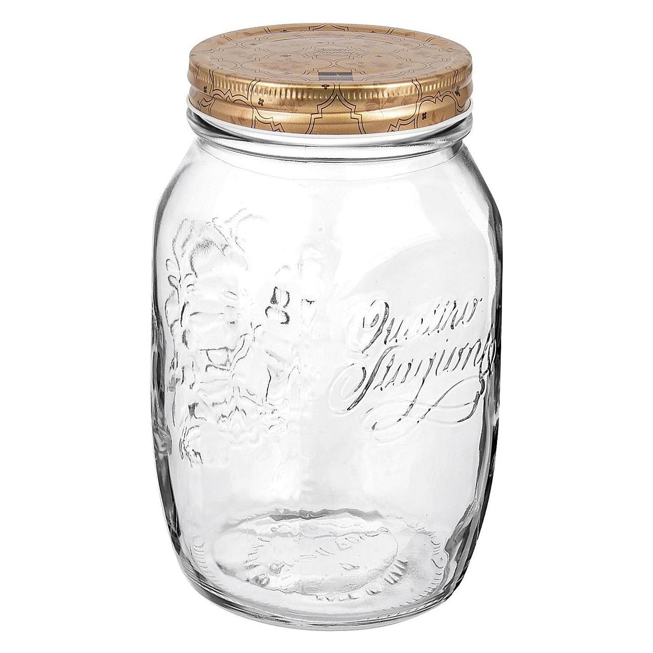 Quattro Stagioni Einmachglas QS1000ml mD Kupfer (6 Stk., 1 l) (Quattro Stagioni) Mindestbestellmenge: 6 Stück