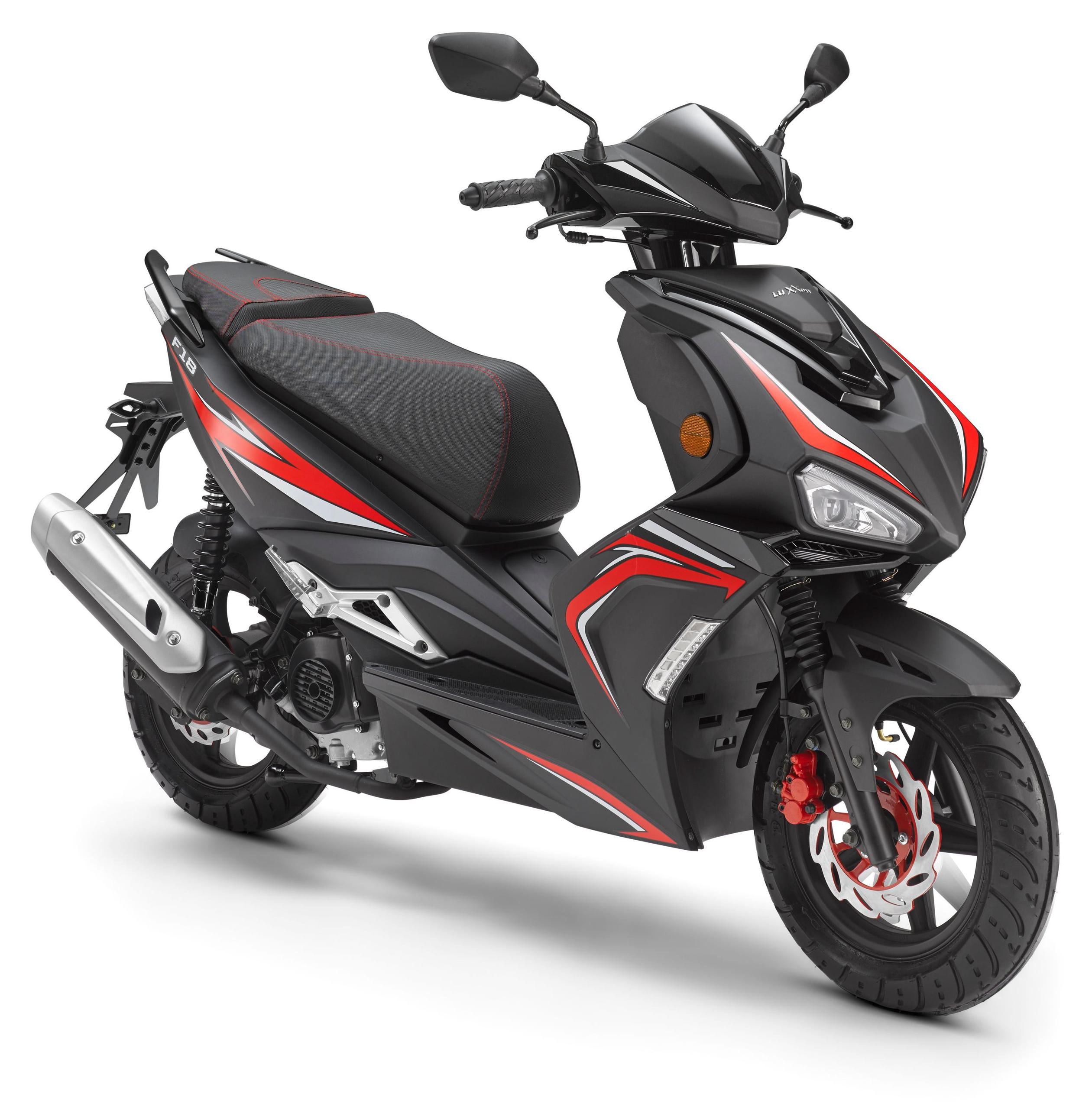LuXXon F18 Motoroller - City Roller mit 50 ccm - 2,9 PS für max 45 km/h