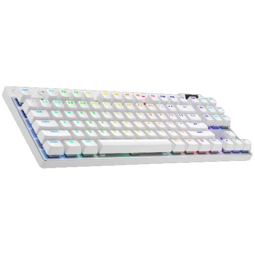 Logitech G PRO X TKL Lightspeed USB 2.4GHz Bluetooth Franzoesisch weiß (kabellos)