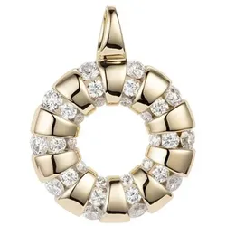 CANADIAN DIAMONDS Anhänger 30 Brillanten zus. ca. 0,50ct Gold 585