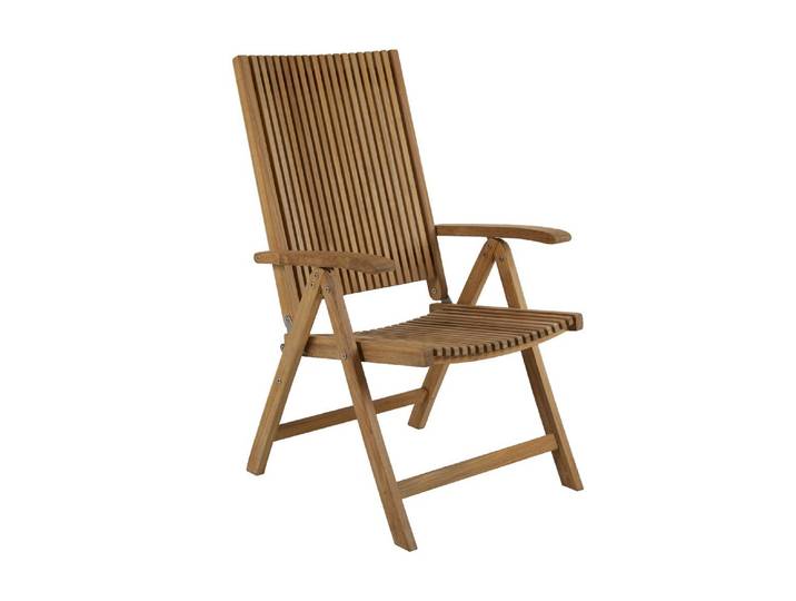 Brafab Julita Positionsstuhl Teak natur klappbar