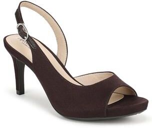 Women's Teller 2 Slingback Pump by LifeStride in Dark Chocolate (Size 8 1/2 M)