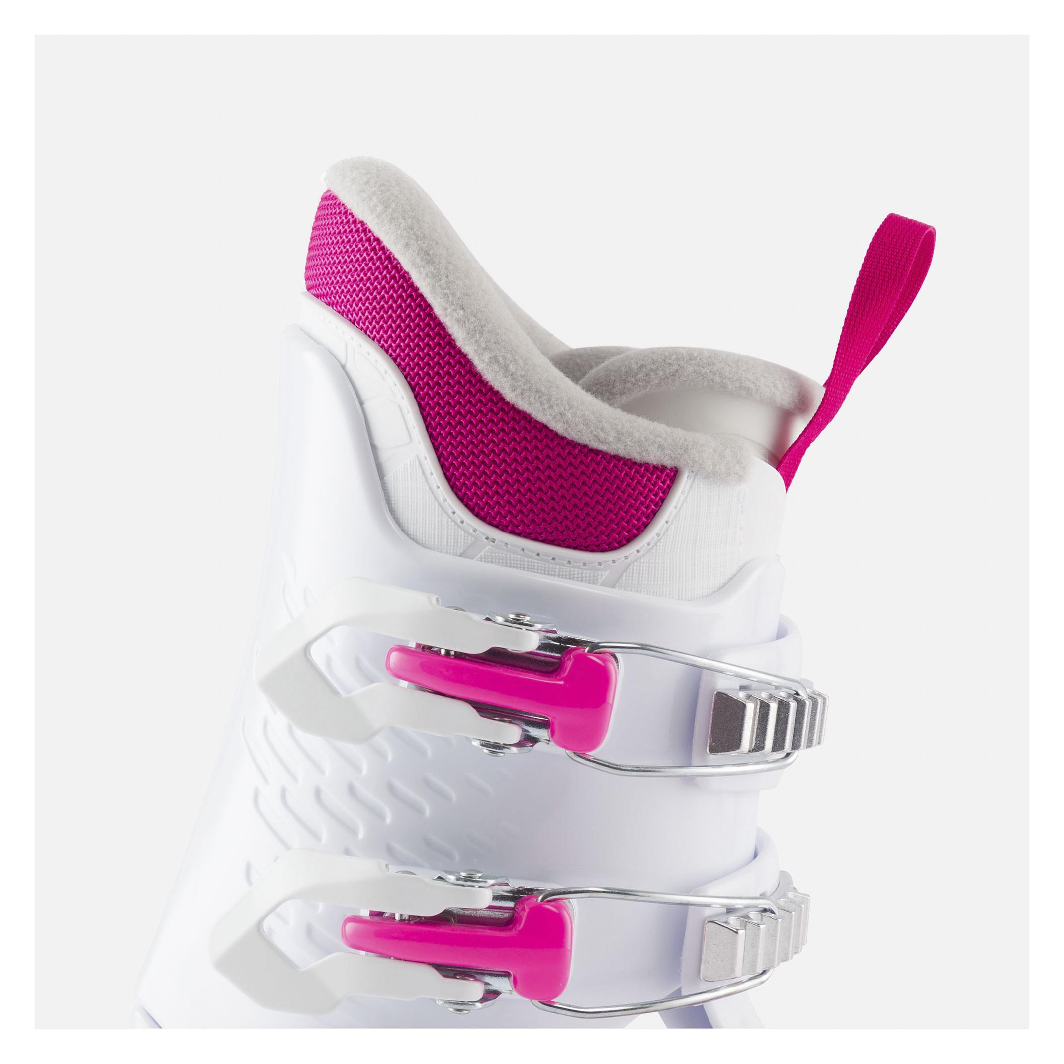 Rossignol Chaussures de ski enfant Comp j4 (Junior) rose et blanche-37.5 (23.5) (RBM5080-37.5)