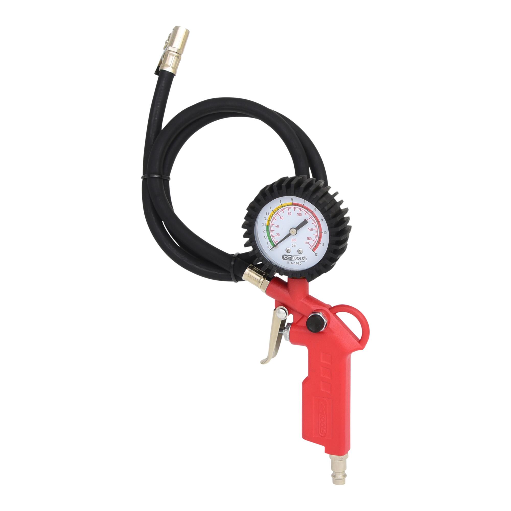 KS Tools Druckluft-Reifenfüllmesser, 0-12bar (515.1920)