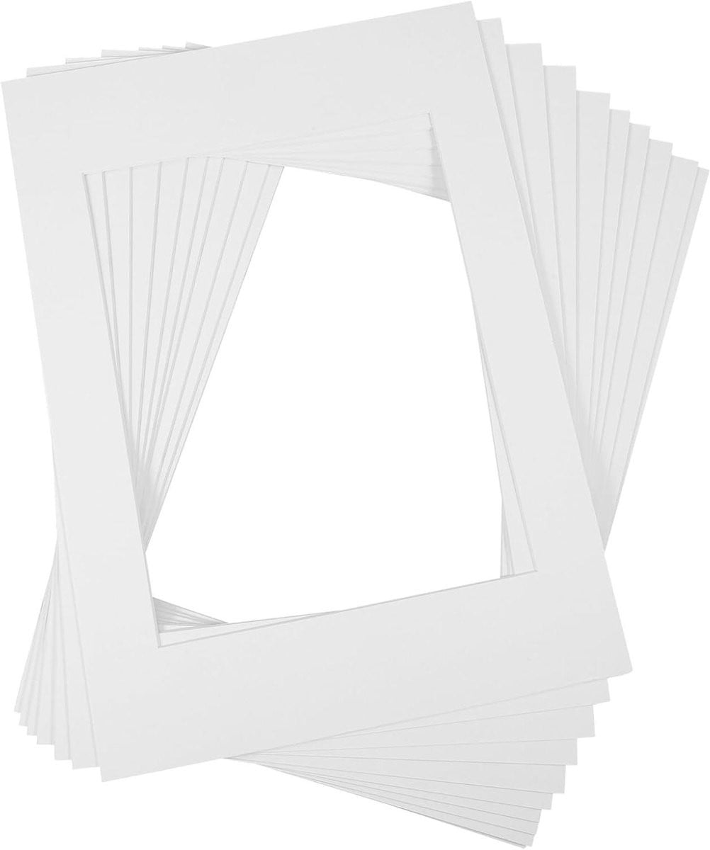 Wit Passe-partout Karton voor Fotolijst Inzet - 30 x 21 cm