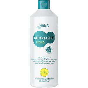 HAKA Allzweckreiniger Neutralseife Liquid Citrus, Konzentrat, mit Citrusduft, Flasche 1 Liter