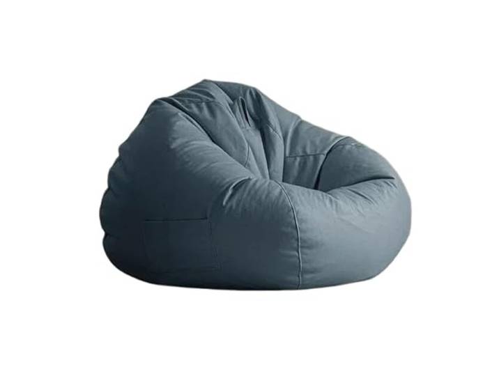 Xumh2024-3 Sitzsack Sitzsack-Stuhl, einzelnes Lazy-Sofa for Innenbalkon, Schlafzimmer und Wohnzimmer(Orange,Groß)