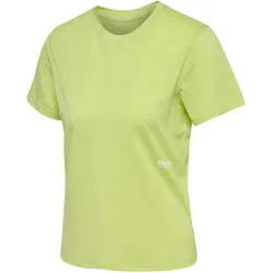 hummel hmlPULSE Workout Trainingsshirt Damen 6175 - shadow lime M