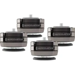 IsoAcoustics Gaia 3 Neo Dark Chrome Entkoppler 4er Set