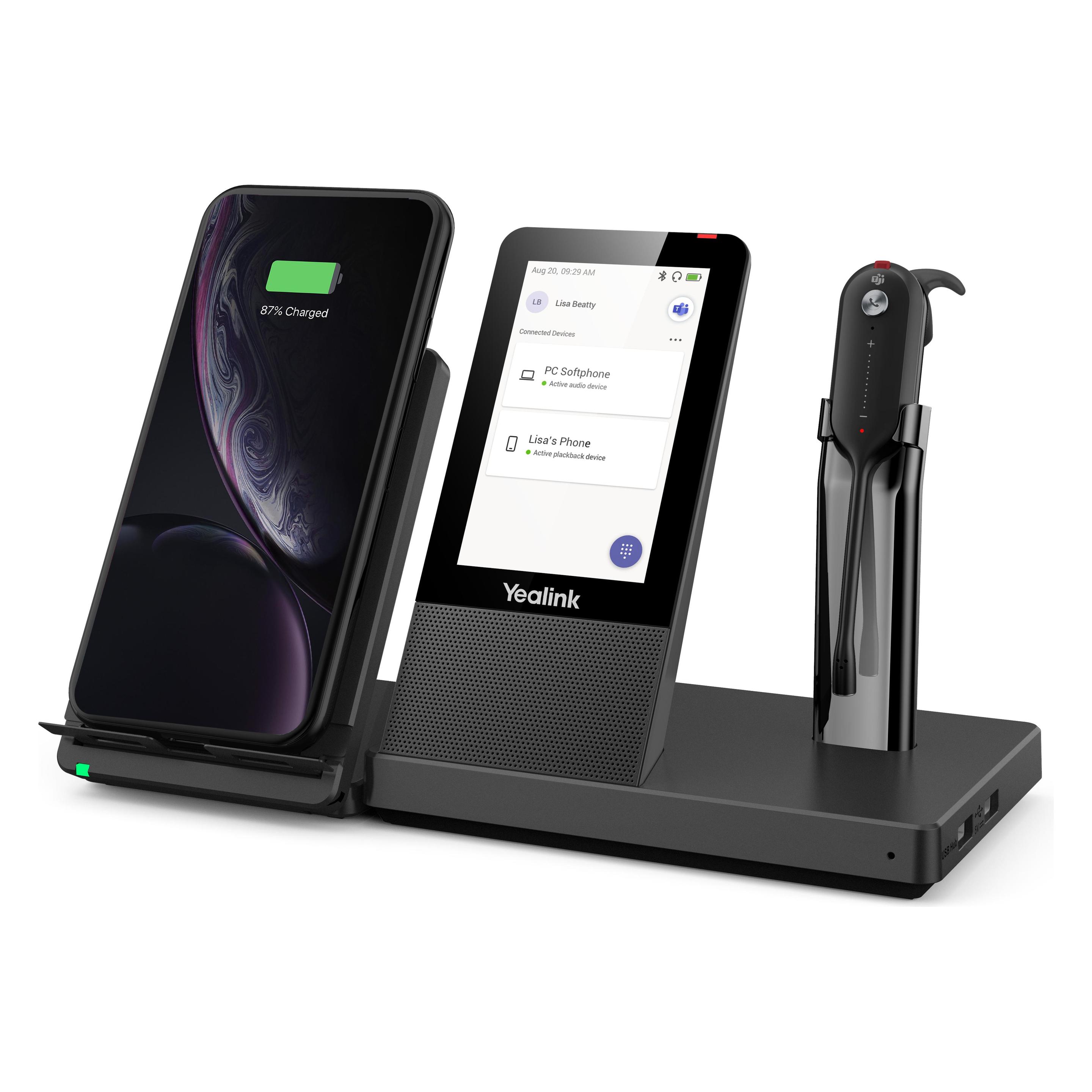 Yealink WH67 MS (Kabellos, USB-A, Microsoft Teams) (1308040)